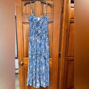 House of Harlow 1960 Blue Floral Maxi Dress